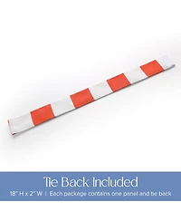 Awesome Home Outdoor Cabana Stripe Uv Protected Privacy Tab Top Curtain Panel, 52"x84"