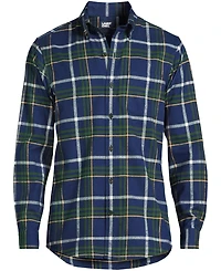 Lands' End Big & Tall Traditional Fit Flagship Flannel Shirt
