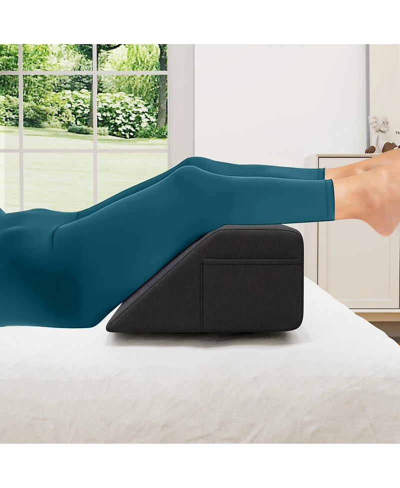 Gouun Bed Wedge Pillow with Storage Bag-Queen Size