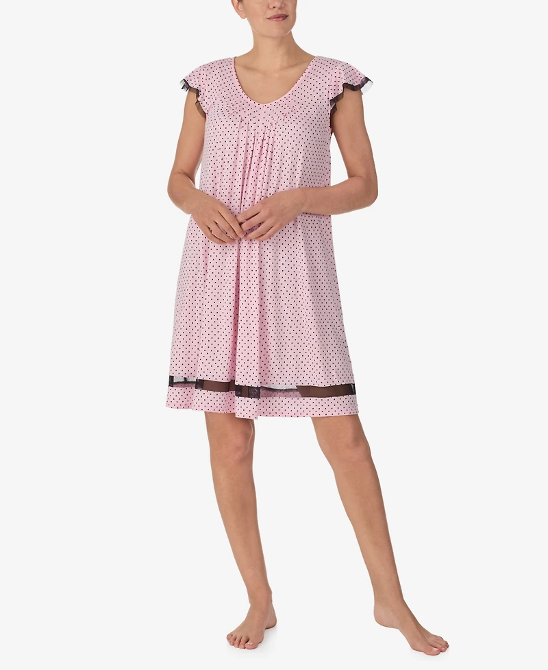 Ellen Tracy Yours to Love Short Sleeve Nightgown