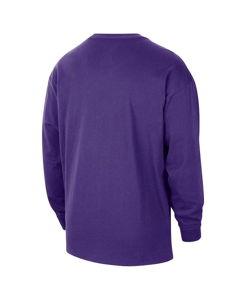 Nike Men's Purple Phoenix Suns 2024/25 City Edition Courtside Max90 Heavyweight Long Sleeve T-Shirt