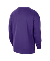 Nike Men's Purple Phoenix Suns 2024/25 City Edition Courtside Max90 Heavyweight Long Sleeve T-Shirt