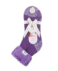 Heat Holders Feather Top Solid Lounge Socks