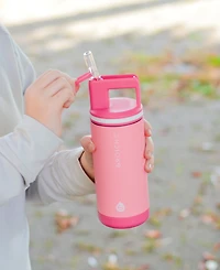 Grosche Alpine Flip 'N Sip 2-Pc. Kids Insulated Water Bottle with Straw
