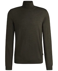 Boss by Hugo Boss Men's Slim-Fit Rollneck Merino Wool Sweater