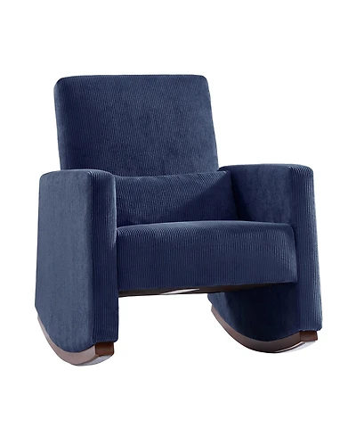 Hulala Home Tom Modern Rocking Chair with Solid Wood