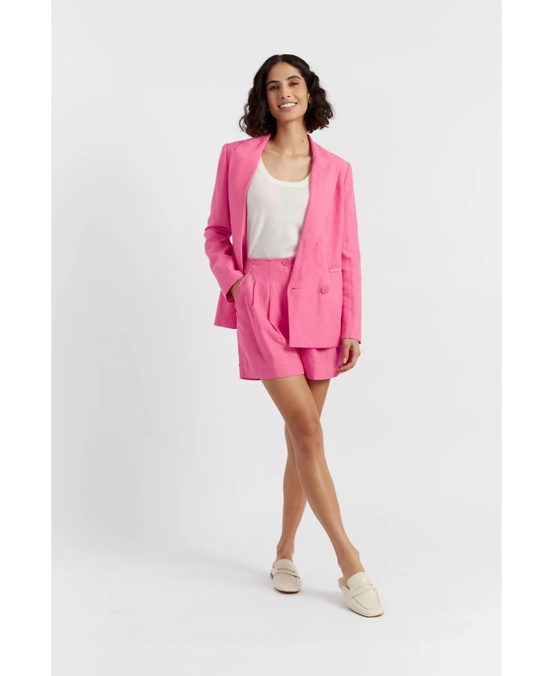 Chinti & Parker Women's Linen Blend Blazer
