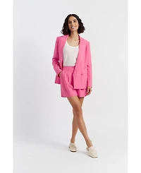Chinti & Parker Women's Linen Blend Blazer