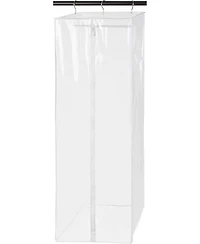 Florida Brands Garment Bag - Hanging Closet Organizer 54" - Zippered Cover with Rod