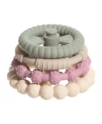 Sperric Toddler Stacking Silicone Toy – Premium Toys for Teething Interactive and Fun Made of Soft Sil