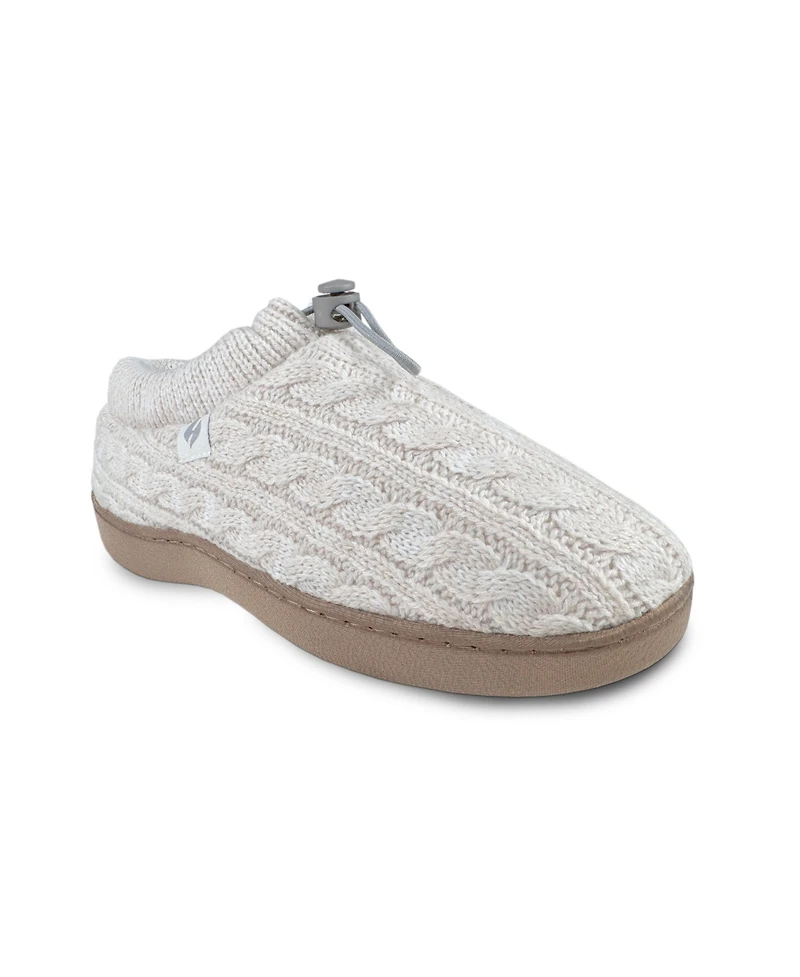 Heat Holders Women's Ava Cable Knit Drawstring Slippers