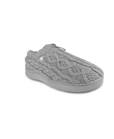Heat Holders Women's Ava Cable Knit Drawstring Slippers