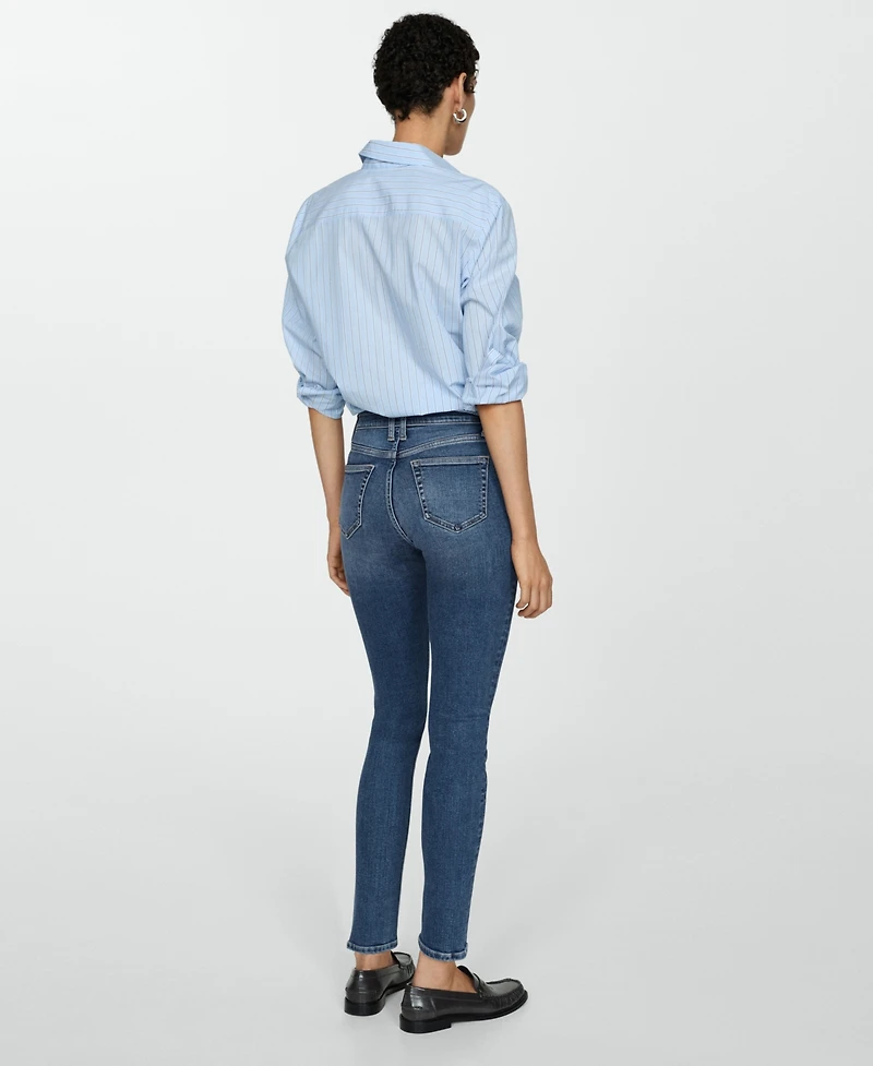 Mango Women's Newisa Medium Rise Skinny Jeans