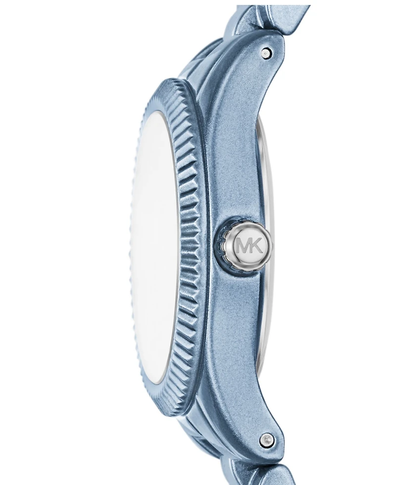 Michael Kors Women's Limited-Edition Lexington Three-Hand Chambray Blue Stainless Steel Watch, 26mm