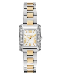 Michael Kors Women's Emery Three-Hand Two-Tone Stainless Steel Watch, 22x28mm