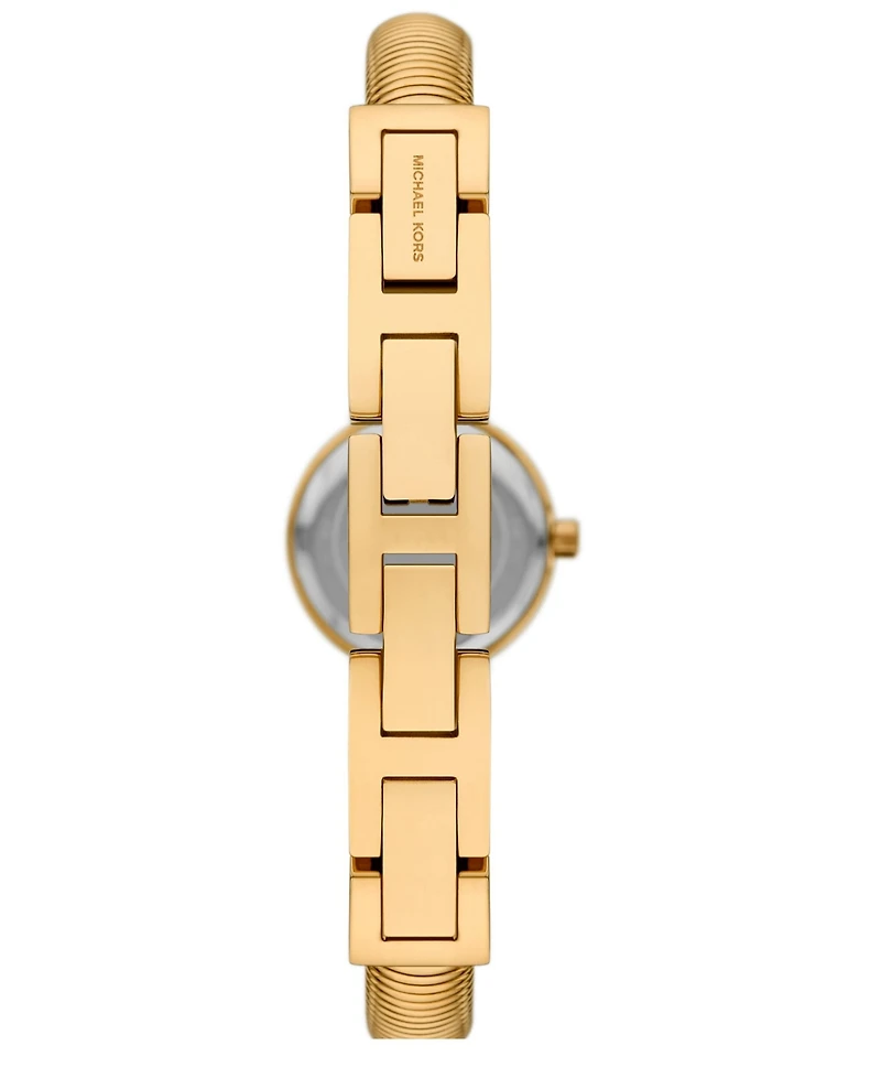 Michael Kors Women's Gramercy Two-Hand Gold-Tone Stainless Steel Watch, 21mm