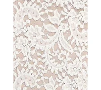 City Studios Juniors' Glitter-Lace Tie-Shoulder Sweetheart Gown