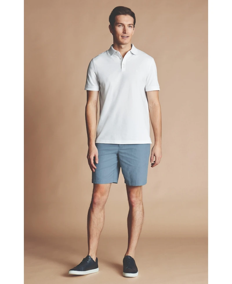 Charles Tyrwhitt Men's Cotton Linen Shorts