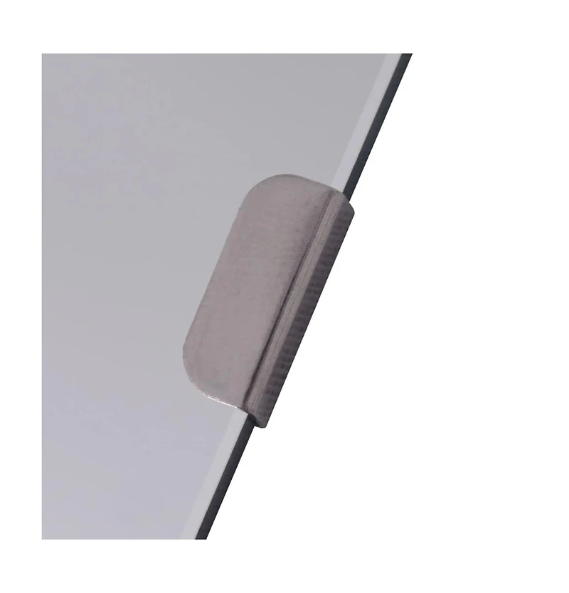 vidaXL Frameless Mirror Tiles Glass 8 pcs 8.1"