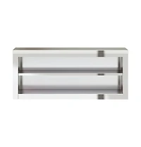 vidaXL Kitchen Wall Cabinet with Shelf Stainless Steel
