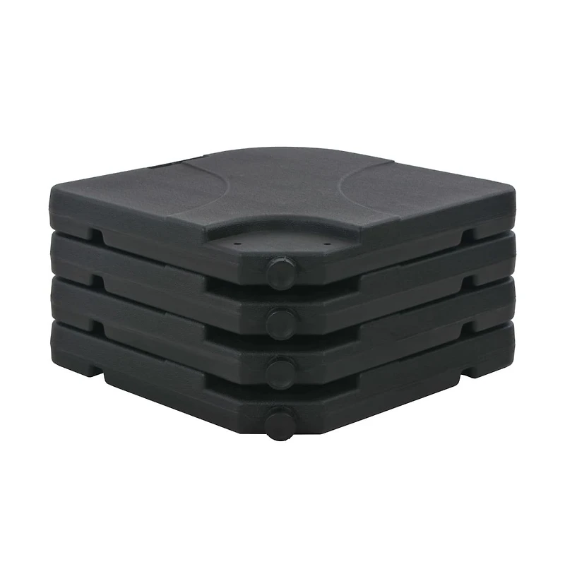 vidaXL Portable Parasol Base Sand / Water Filled 15.9 gal