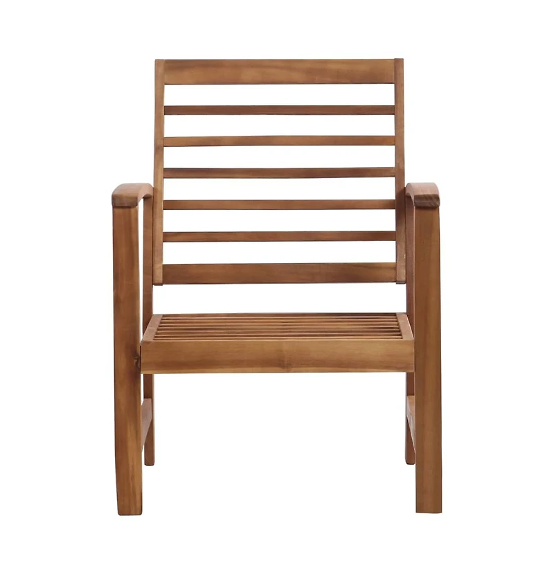 vidaXL 4 Piece Patio Lounge Set Solid Acacia Wood