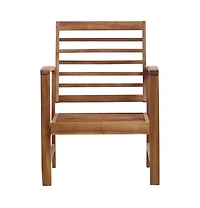 vidaXL 4 Piece Patio Lounge Set Solid Acacia Wood