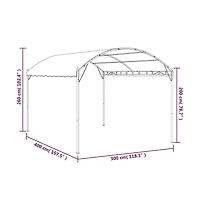 Gazebo Fabric Cream