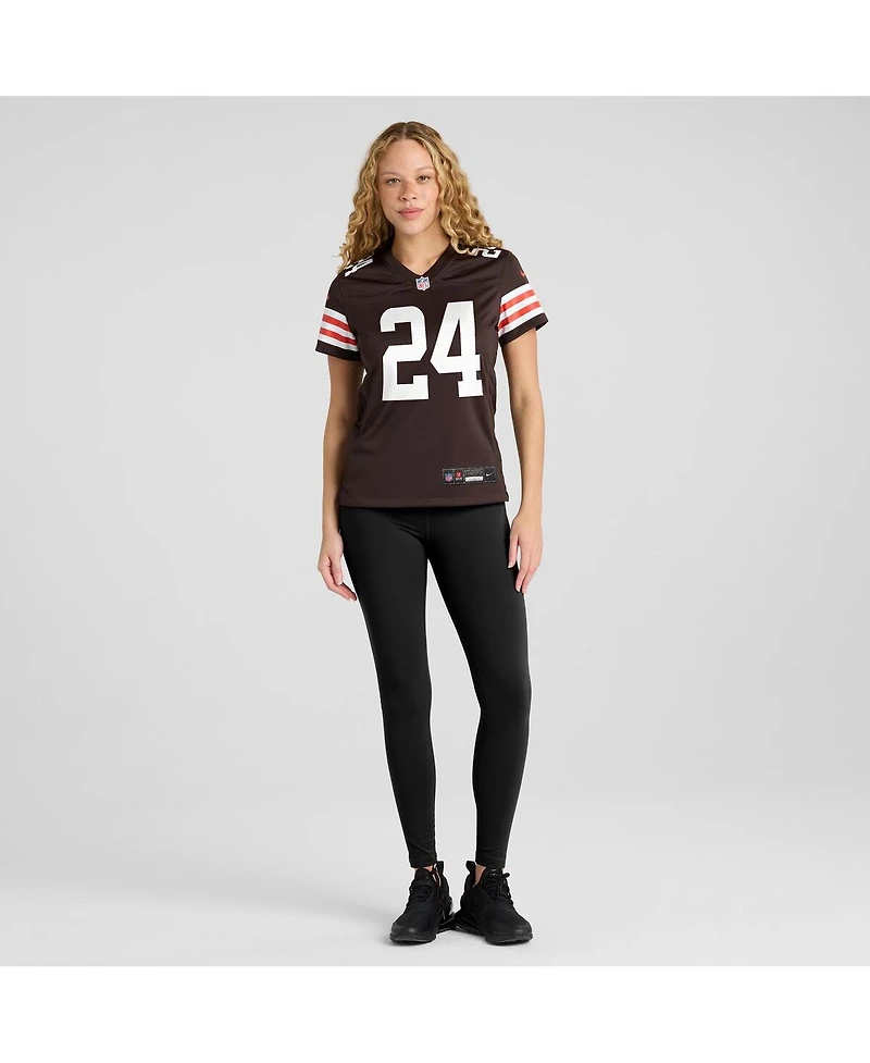 Nike Women's Nick Chubb Brown Cleveland Browns Team Game Jersey