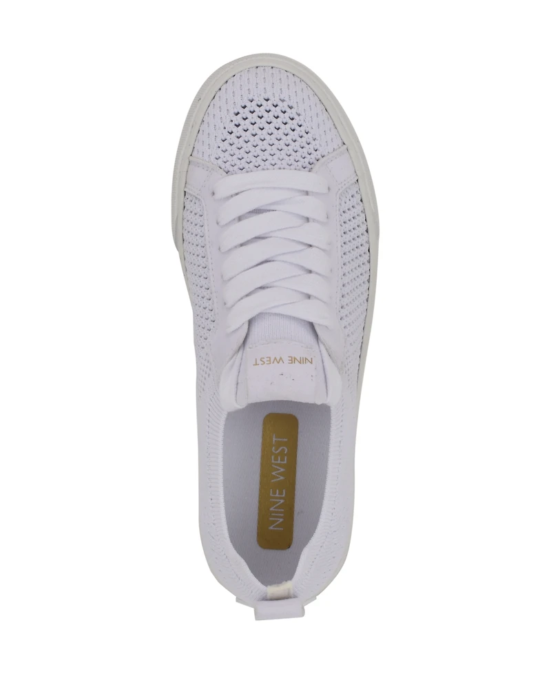 Nine West Women's Looki Mesh Lace-Up Sneakers