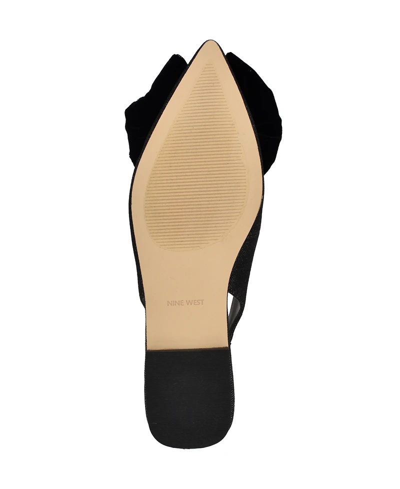 Nine West Women's Junnie Bow Slingback Dress Flats