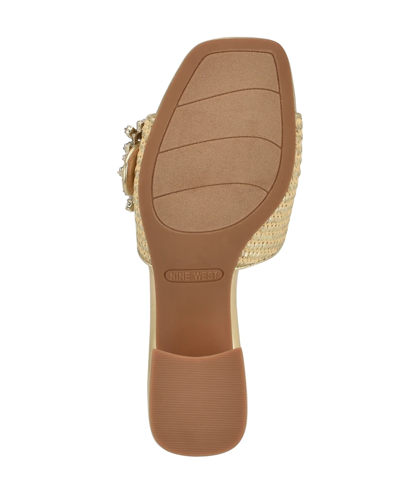Nine West Women's Geanila Block Heel Dress Sandals