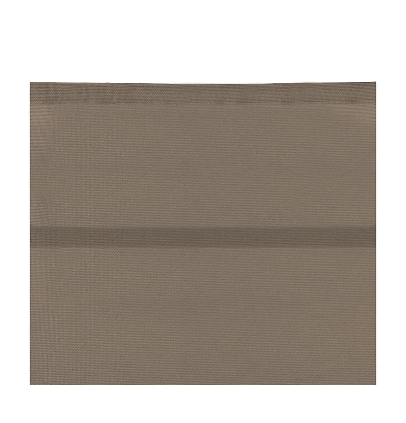 vidaXL Sun Lounger Textilene and Aluminum Taupe