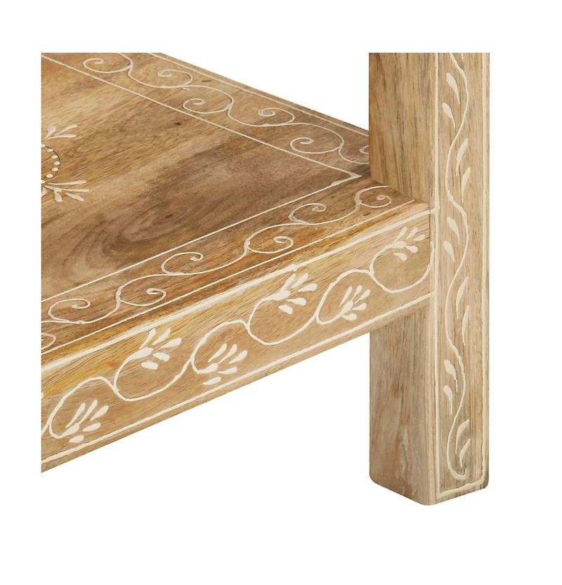 Console Table 31.5"x13.8"x29.1" Solid Mango Wood