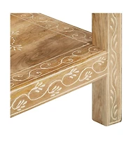 Console Table 31.5"x13.8"x29.1" Solid Mango Wood
