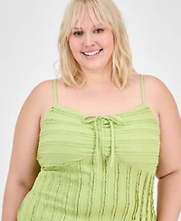Madden Girl Trendy Plus Size Mini Dress