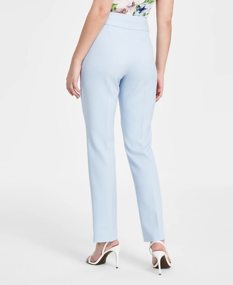 Tahari Asl Women's Mid-Rise Flare-Leg Pants, Regular & Petite