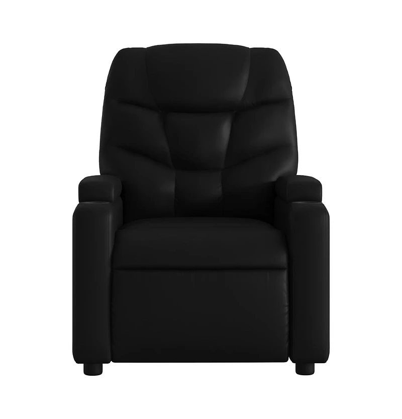 vidaXL Massage Recliner Chair Cream Faux Leather