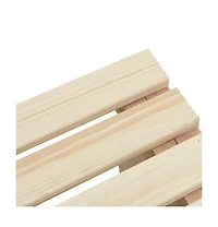 vidaXL Patio Bench 45.3" Solid Wood Fir