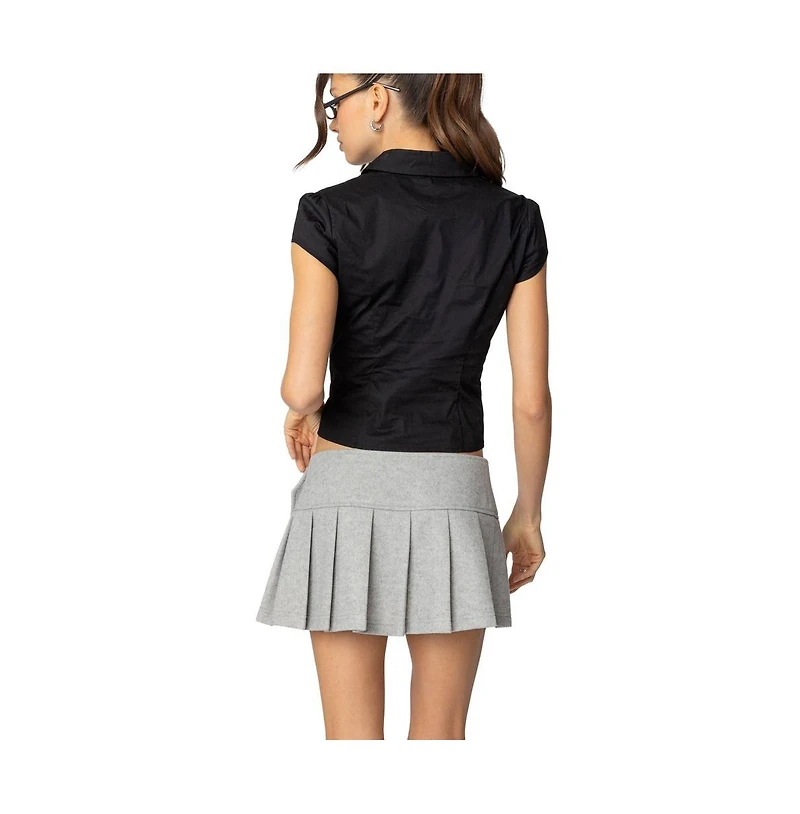 Edikted Women's Massie Tailored Button Up Shirt