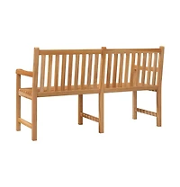 Patio Bench 59.1" Solid Teak Wood
