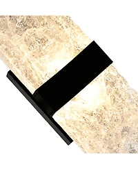 Cwi Lighting 20" Metal Lava Integrated Led Wall Light