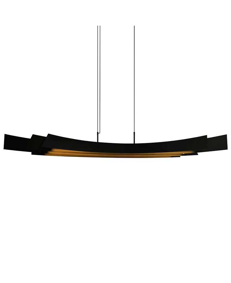 Cwi Lighting 11" Metal Candora Integrated Led Island Pool Table Light