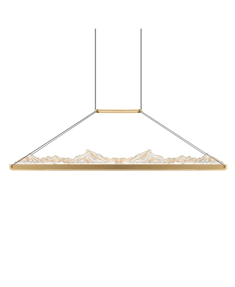 Cwi Lighting 19" Metal Himalayas Integrated Led Island Pool Table Light