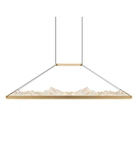 Cwi Lighting 19" Metal Himalayas Integrated Led Island Pool Table Light