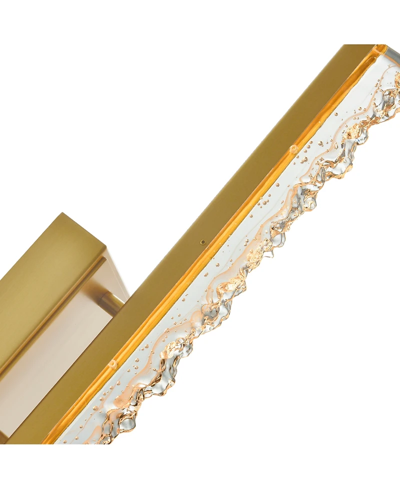 Cwi Lighting 16" Metal Stagger Integrated Led Wall Light