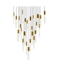 Cwi Lighting 16" Metal Greta Integrated Led Chandelier
