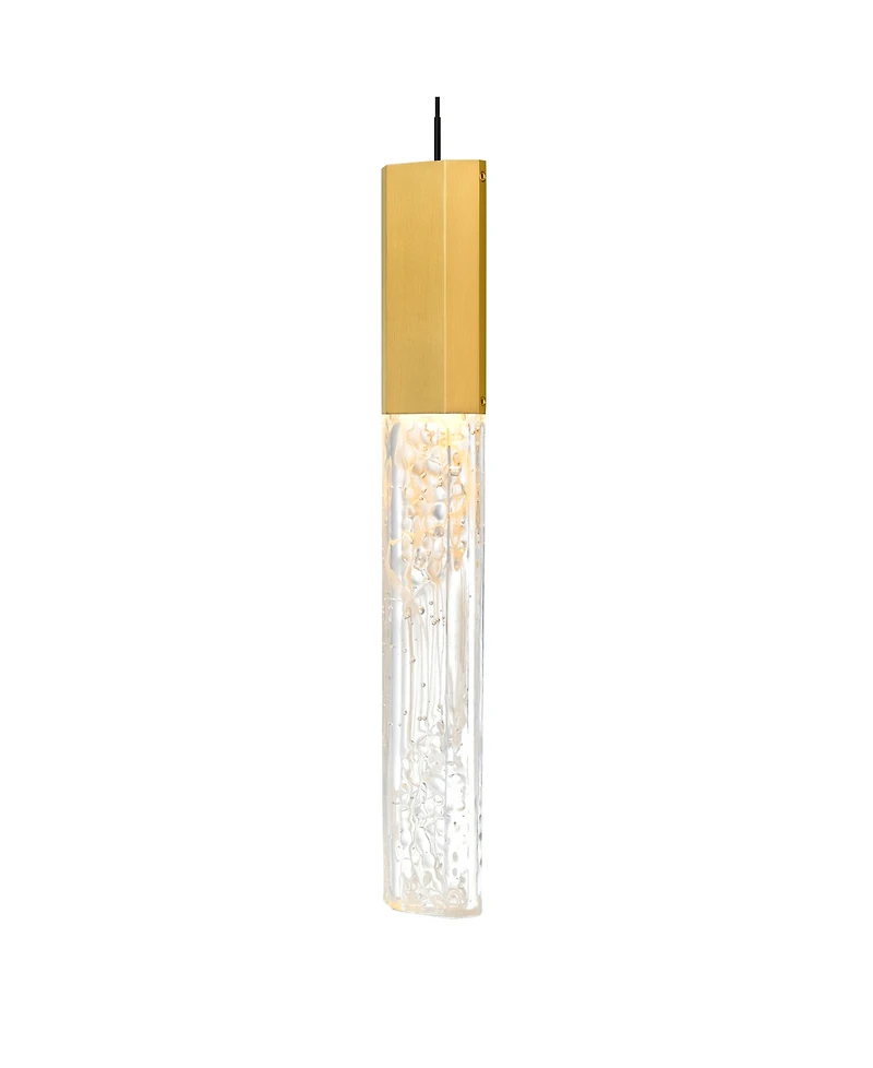 Cwi Lighting 16" Metal Greta Integrated Led Mini Pendant