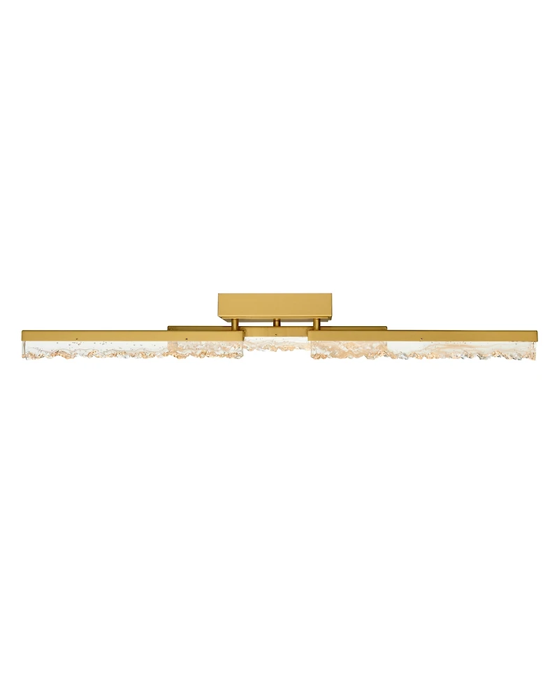 Cwi Lighting 4.3" Metal Stagger Integrated Led Vanity Light