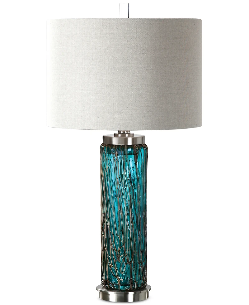 Uttermost Almanzora Glass Table Lamp